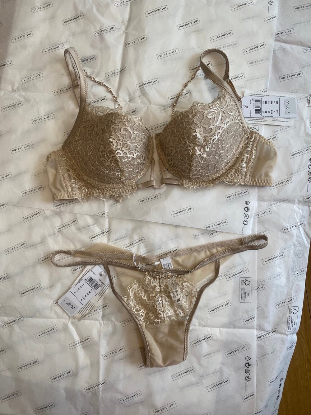 Jennifer Lopez for Intimissimi Lingerie Set NWT